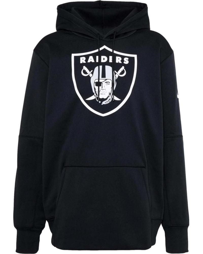 SUDADERA NIKE RAIDERS CON CAPUCHA NEGRO