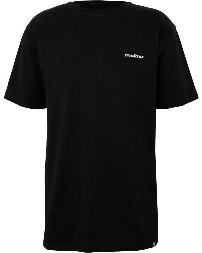 CAMISETA DICKIES CON LOGO MINIMALISTA NEGRO