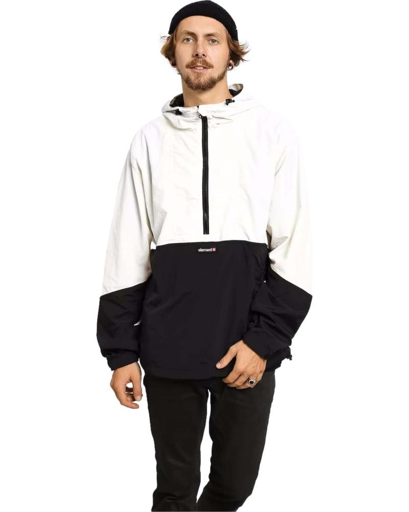 CHAQUETA ANORAK ELEMENT ALDER BICOLOR BLANCO