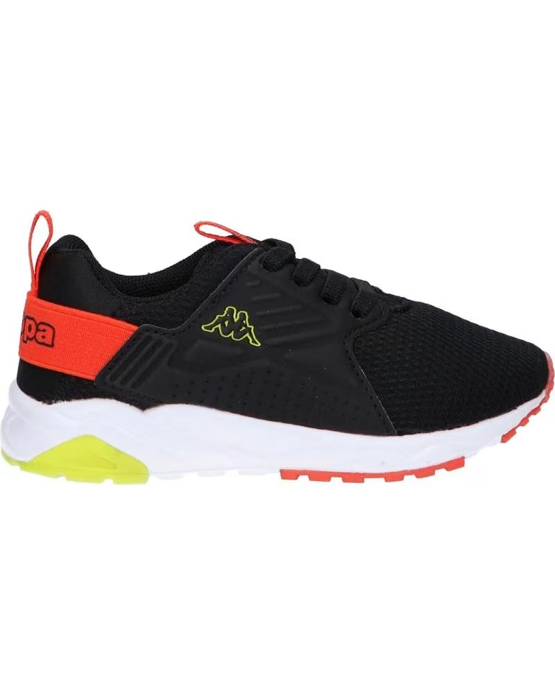 Kappa 33157XW San Puerto A2L Inf Bb Black-orange Dk-green Lime