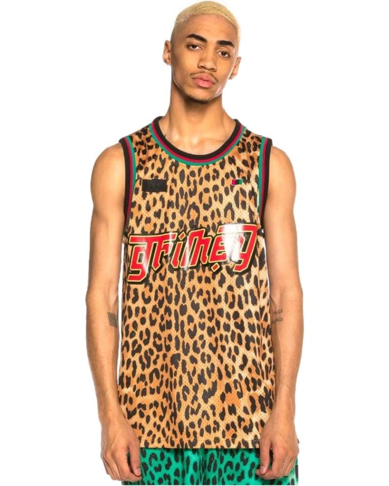 CAMISETA BALONCESTO GRIMEY LEOPARDO MULTICOLOR