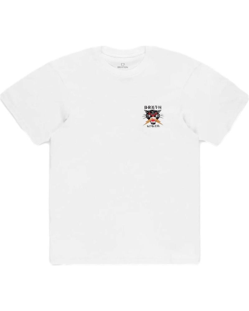 CAMISETA BRIXTON CON GRÁFICO DE PANTERA BLANCO