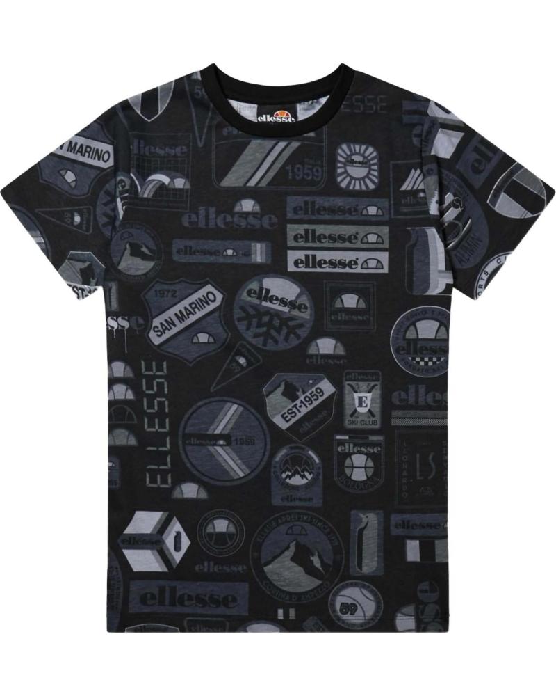 ELLESSE CAMISETA ESTAMPADA CON MOTIVOS GRÁFICOS NEGRO