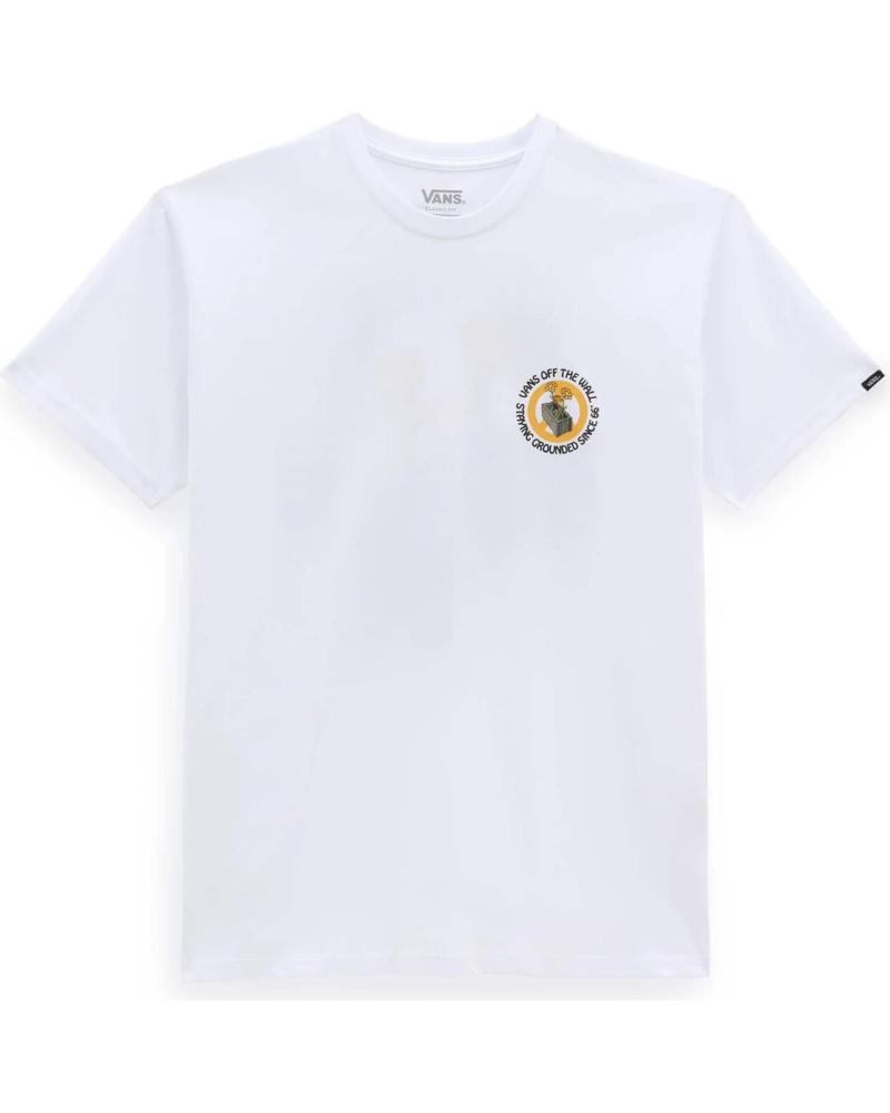 CAMISETA VANS OFF THE WALL CON ESTAMPADO GRÁFICO BLANCO