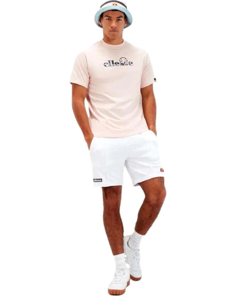 CAMISETA ELLESSE LOGO CLÁSICO ROSA