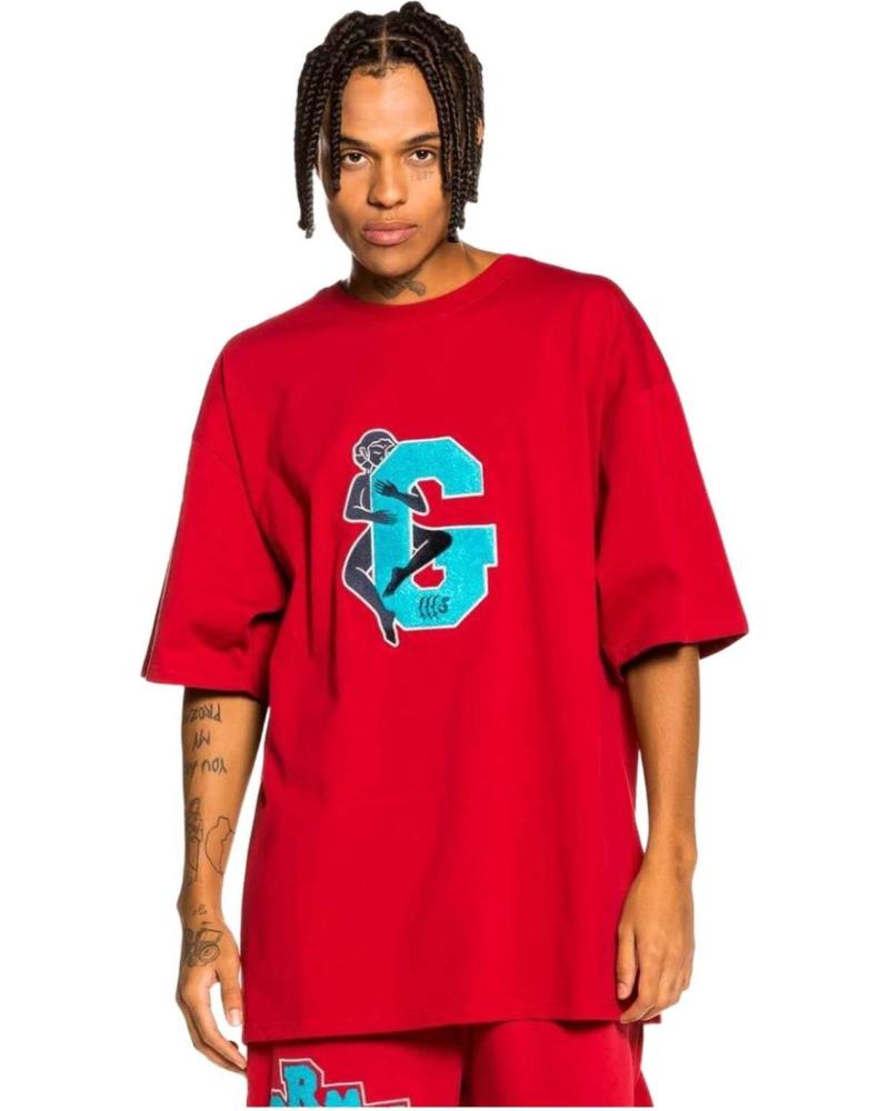 CAMISETA GRIMEY CON ESTAMPADO GRÁFICO ROJO