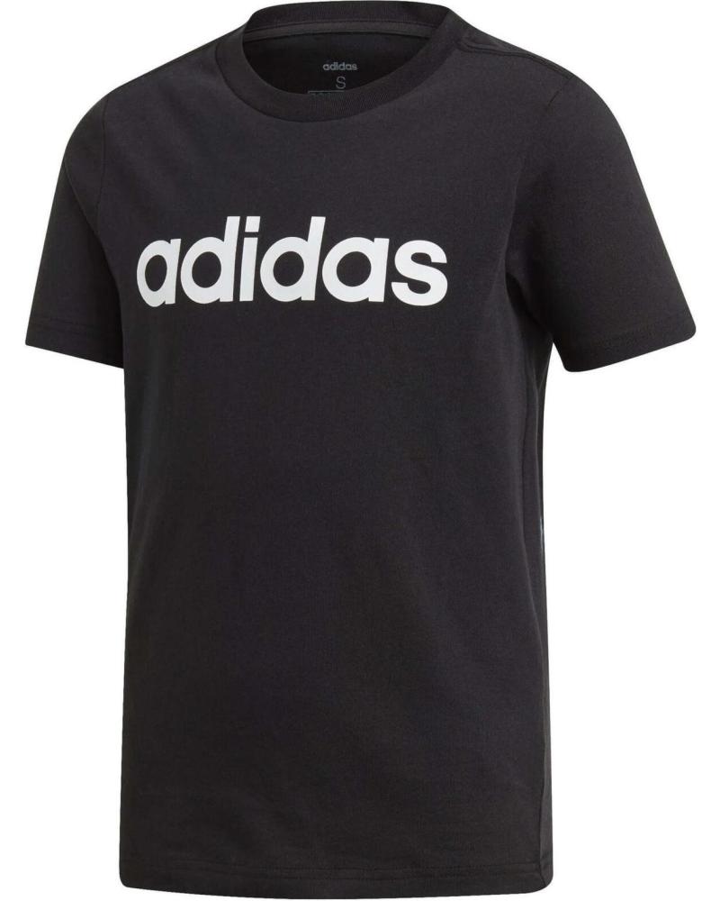 ADIDAS CAMISETAS Y POLOS EN COLOR PARA NINOS NEGRO