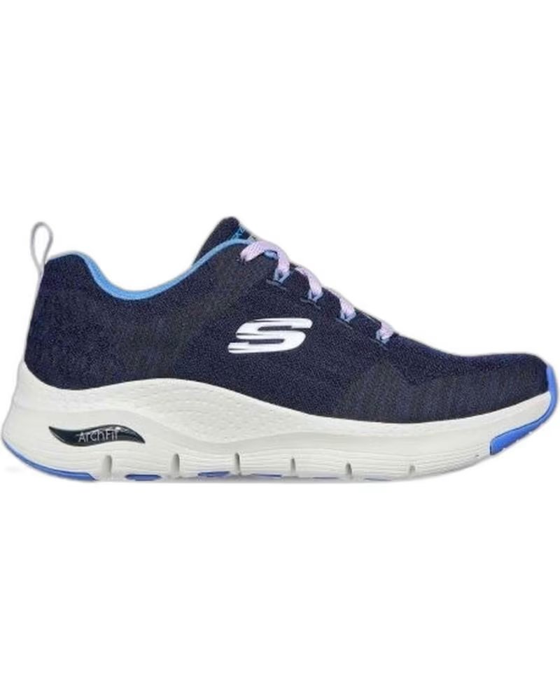 Skechers Skechers Zapatillas Casual Mujer Arch Fit en Marino Azul