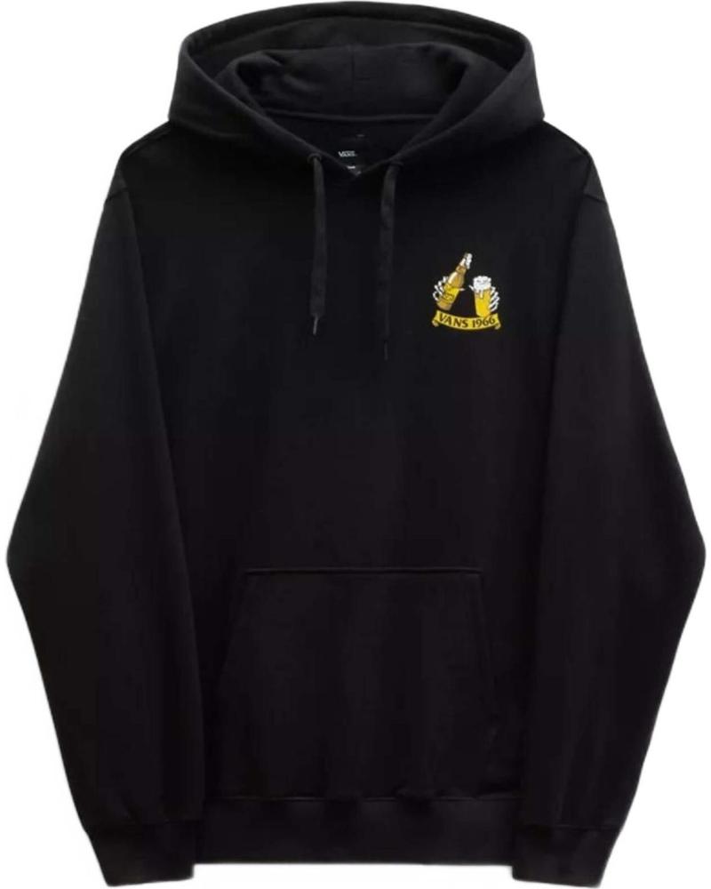 SUDADERA VANS OFF THE WALL CON CAPUCHA Y ESTAMPADO GRÁFICO NEGRO