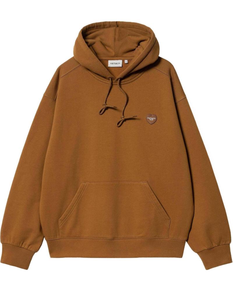 SUDADERA CON CAPUCHA CARHARTT MARRóN