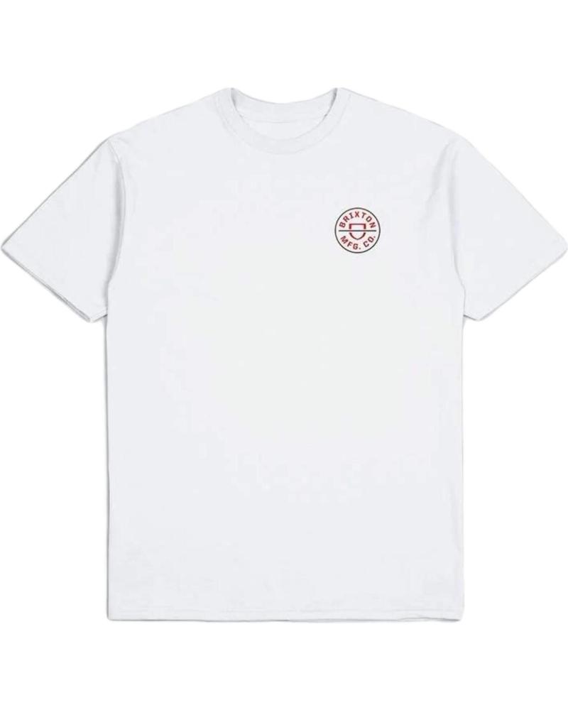 CAMISETA BRIXTON CON LOGO CIRCULAR BLANCO