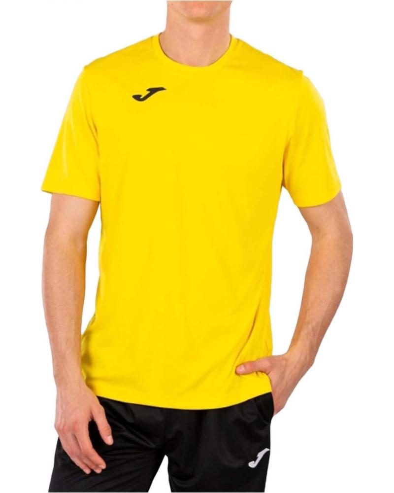 CAMISETA DEPORTIVA JOMA AMARILLA PARA HOMBRE AMARILLO