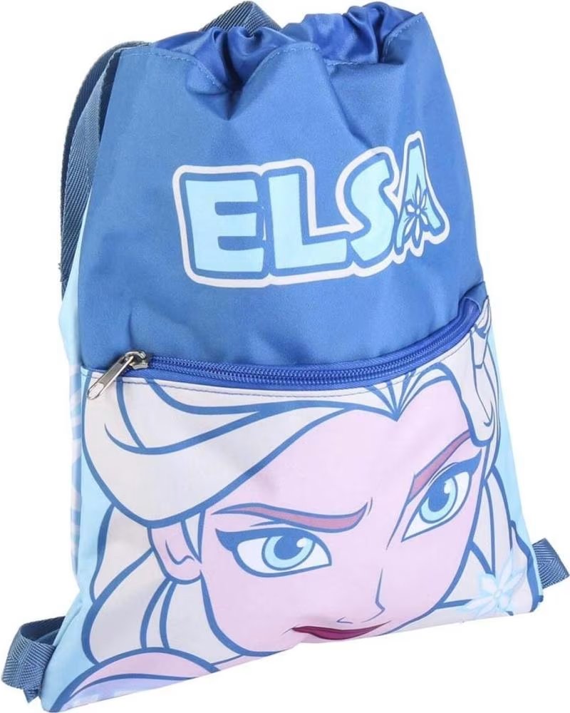 Mochila de Cuerdas Infantil Artesania Cerda Elsa Frozen - Azul