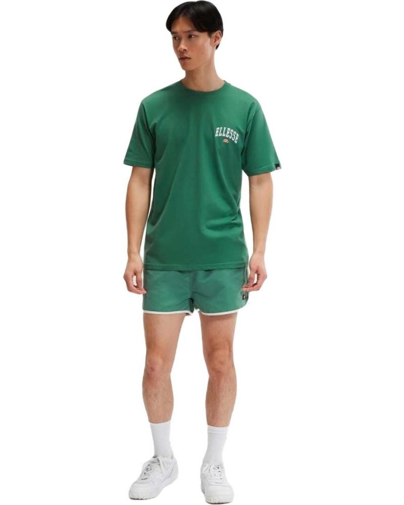 CAMISETA ELLESSE LOGO TRASERO PARA HOMBRE - VERDE CLÁSICO VERDE