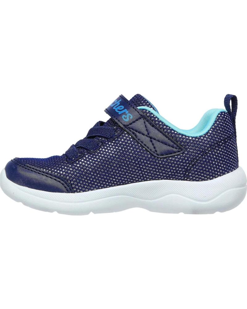 ZAPATILLAS DEPORTIVAS SKECHERS AZULES PARA NIÑO CON CIERRE ADHERENTE AZUL