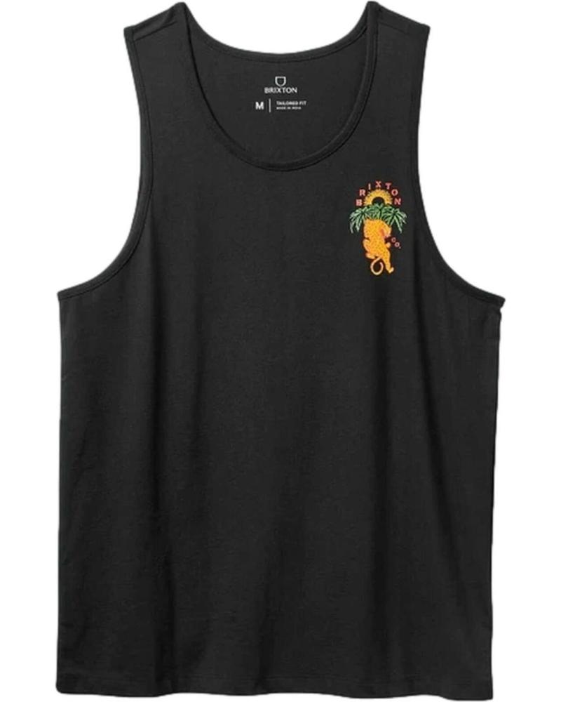 CAMISETA DE TIRANTES BRIXTON CON GRÁFICO TRASERO NEGRO