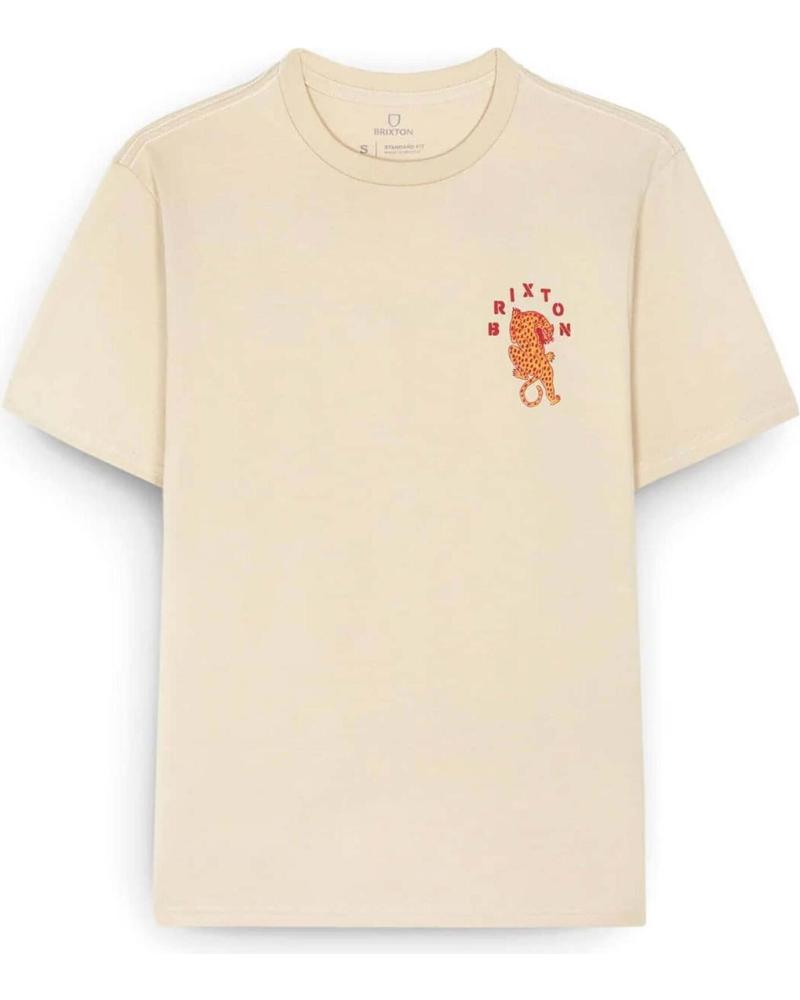 BRIXTON CAMISETA ESTAMPADA BRIXTON CO CON DISEÑO GRÁFICO BEIGE