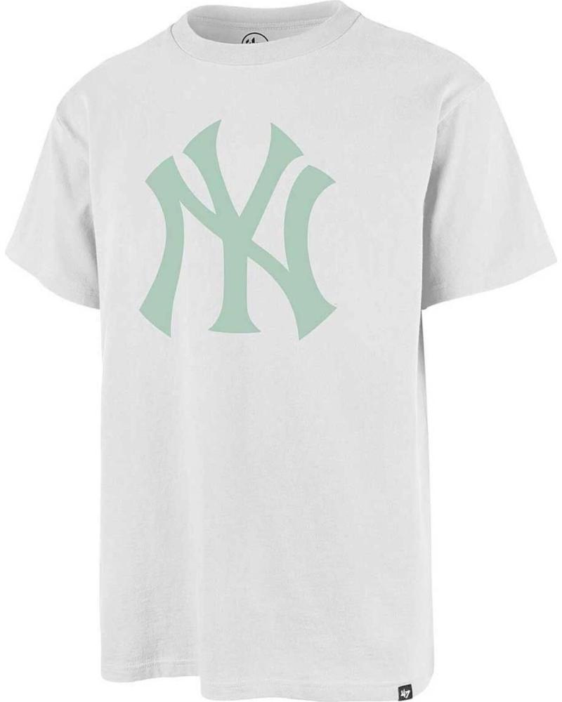 CAMISETA 47 BRAND NEW YORK YANKEES LOGO NY BLANCA BLANCO