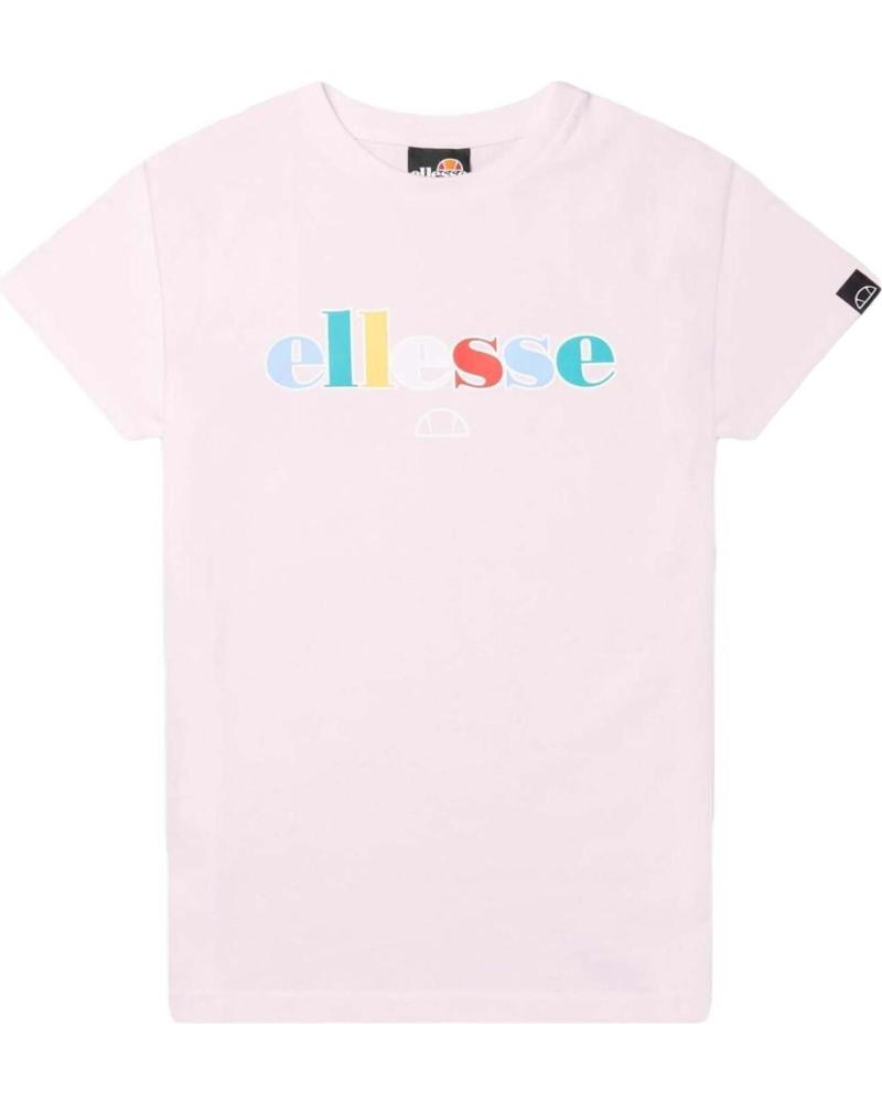 CAMISETA ELLESSE LOGO MULTICOLOR BLANCO