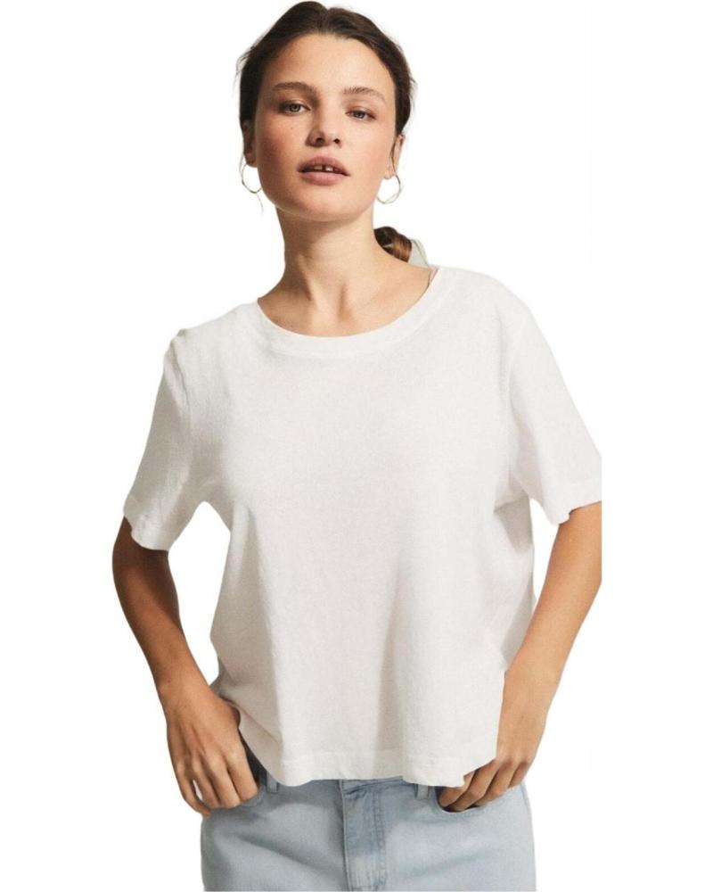 CAMISETA ESEOESE DE MANGA CORTA BLANCO