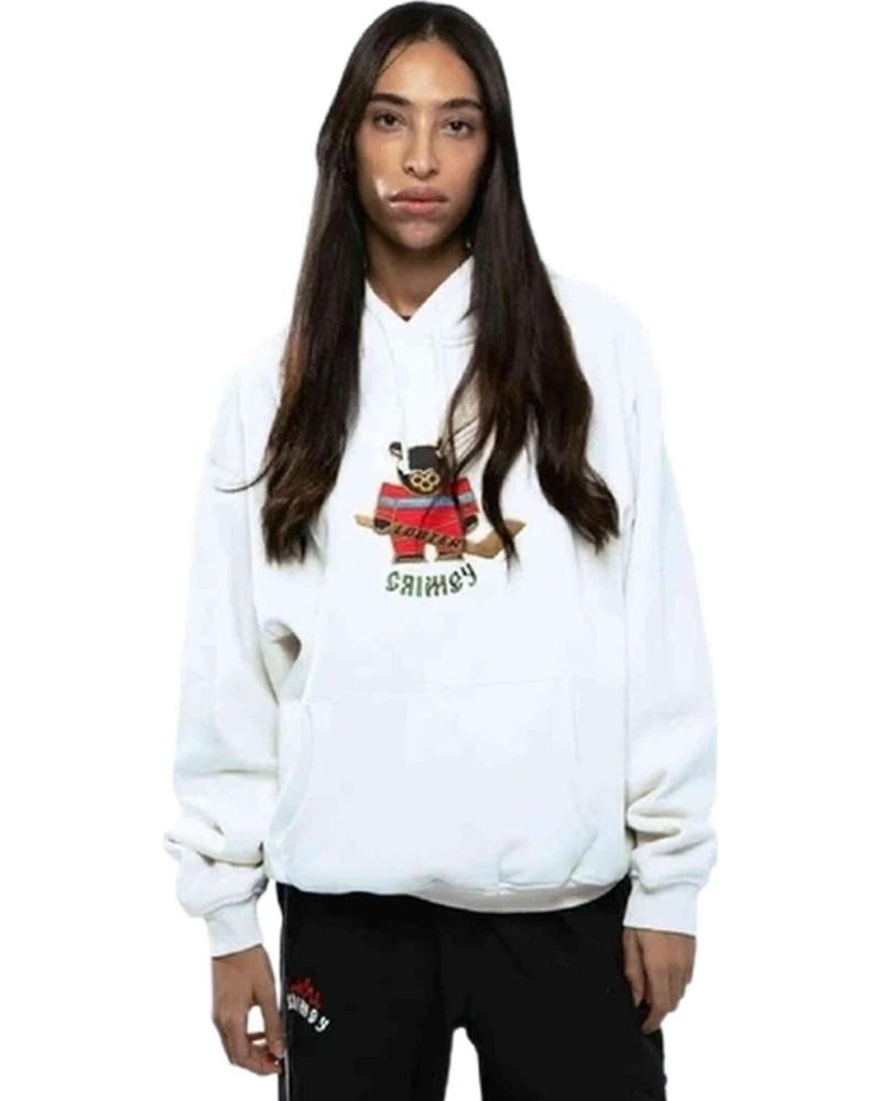 SUDADERA CON CAPUCHA GRIMEY VINTAGE BLANCA BLANCO