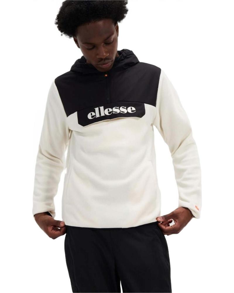 ELLESSE SUDADERA POLAR BICOLOR CON CAPUCHA PARA HOMBRE MULTICOLOR