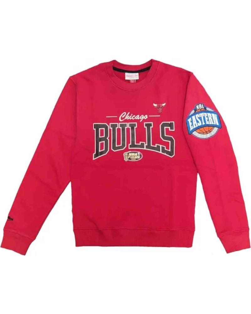 SUDADERA MITCHELL & NESS CHICAGO BULLS ROJA ROJO