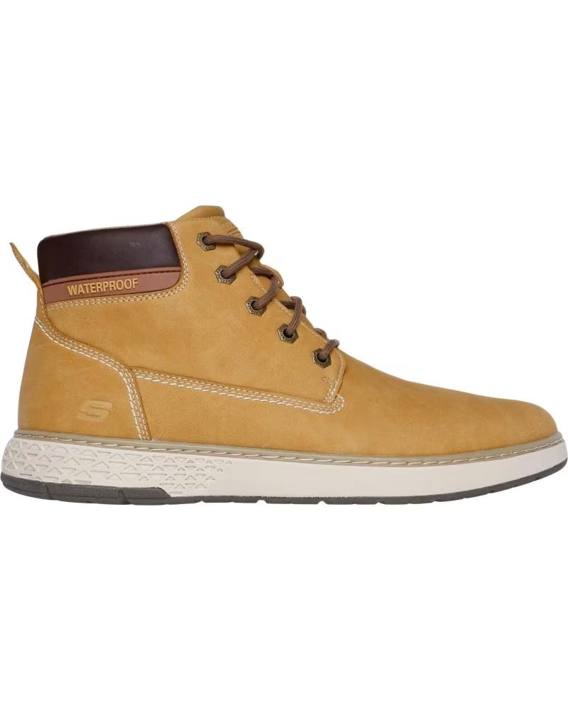 SKECHERS de BOTAS HOMBRE AMARILLAS/MIEL ESTILO CASUAL-SENDERISMO AMARILLO