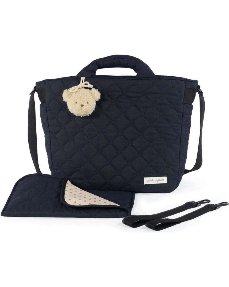BOLSO DE PASEO Y CAMBIADOR PASITO A PASITO EN NEGRO NEGRO