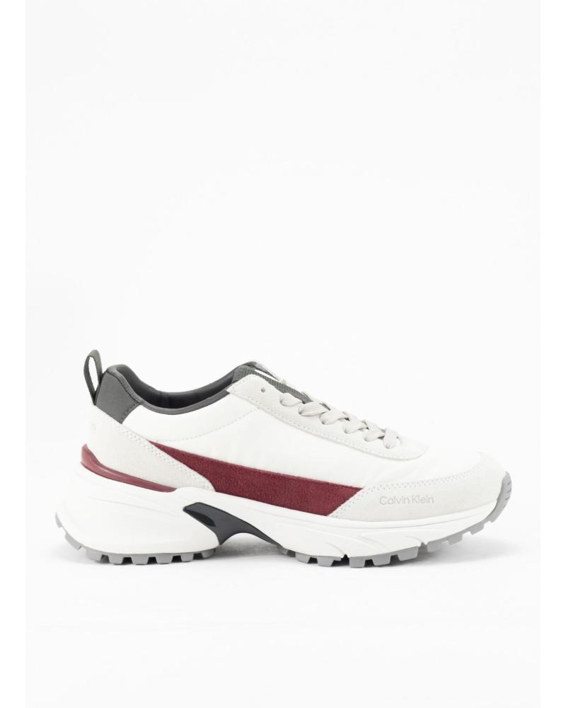 ZAPATILLAS CALVIN KLEIN HIKE RUNNER NYLON MIX BLANCAS BLANCO