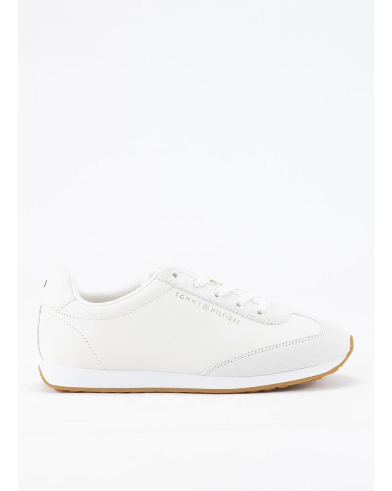 ZAPATILLAS TOMMY HILFIGER HERITAGE FASHION RUNNER MIX MAT BLANCO BLANCO
