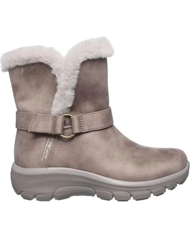 Skechers Botas Skechers Slip-ins Relaxed Fit Taupe Marrón