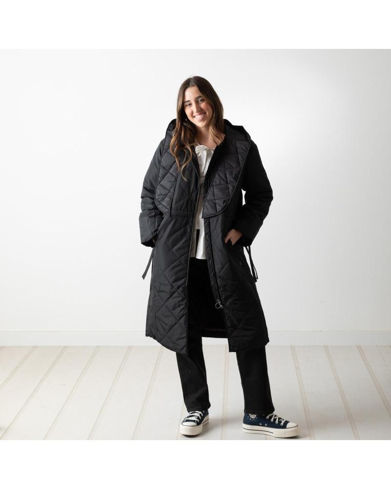 YERSE YERSE CHAQUETA ACOLCHADA WATER REPELLENT NEGRA - MODELO 41616037 NEGRO