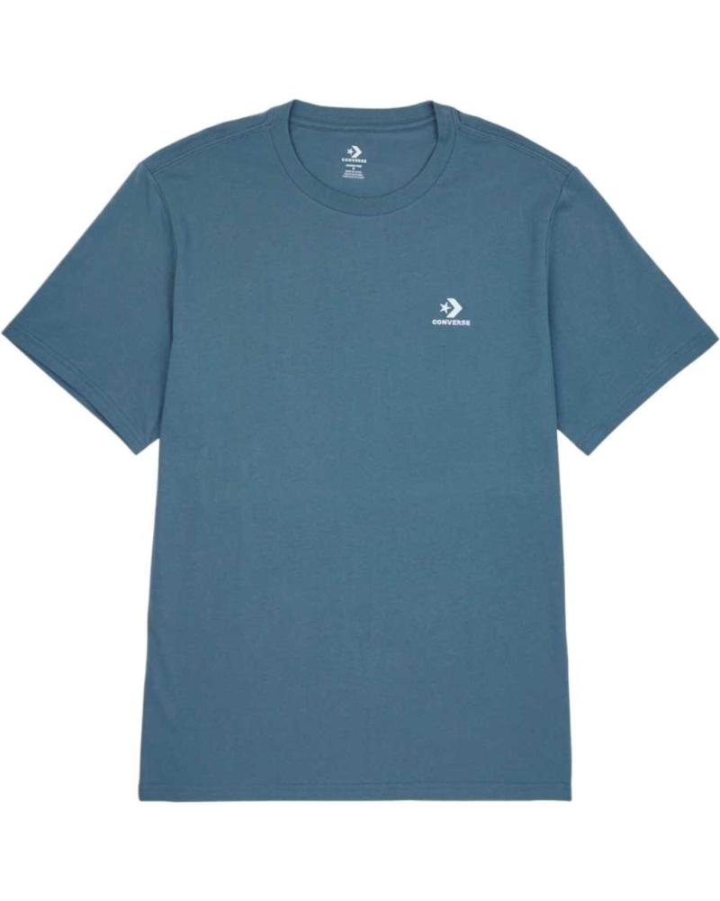 CONVERSE CAMISETA CONVERSE GO-TO EMBROIDERED STAR CHEVRON 10023876-A40 AZUL