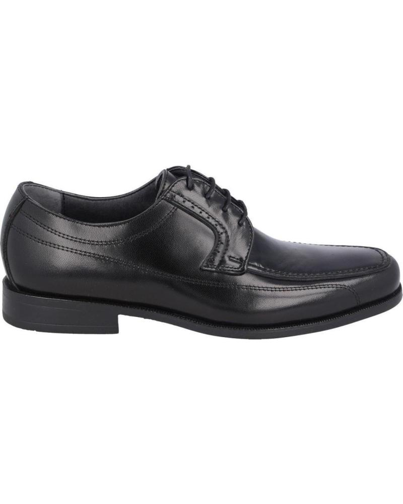 de LUISETTI LUISETTI 19301GOMA - ZAPATO DE CORDONES CONFORT PARA CEREMONIA NEGRO