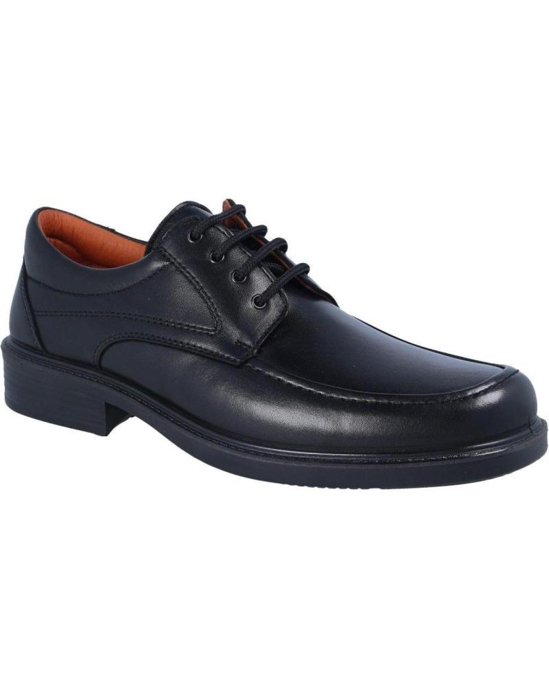 de LUISETTI LUISETTI 0107 CONFORT STEP - ZAPATO PROFESIONAL DE PIEL CÓMODO NEGRO