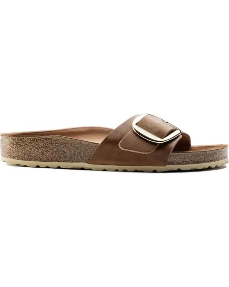 Birkenstock Birkenstock Madrid Big Buckle Piel Oiled Cognac Marrón Marron