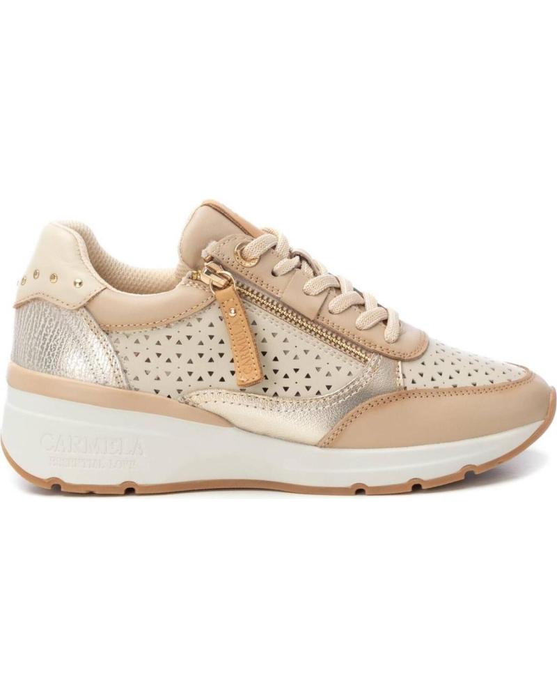 DEPORTIVAS CARMELA 162281 BEIGE METÁLICO METALICO
