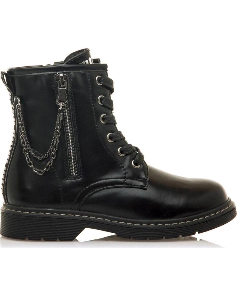 BOTAS DE CORDONES MTNG MUSTANG 49338 NEGRAS ESTILO MILITAR NEGRO