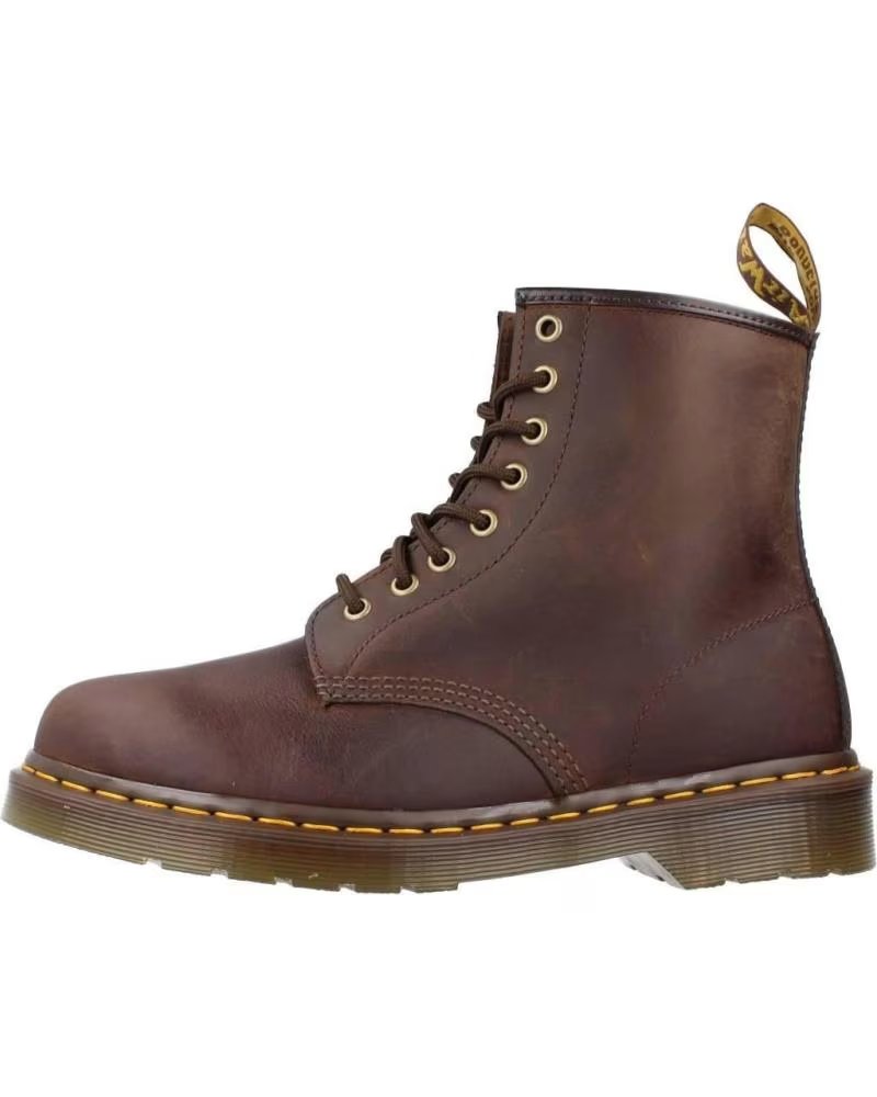 Dr. Martens Botas con cordones '1460 Crazy Horse'  chocolate – imagen 4