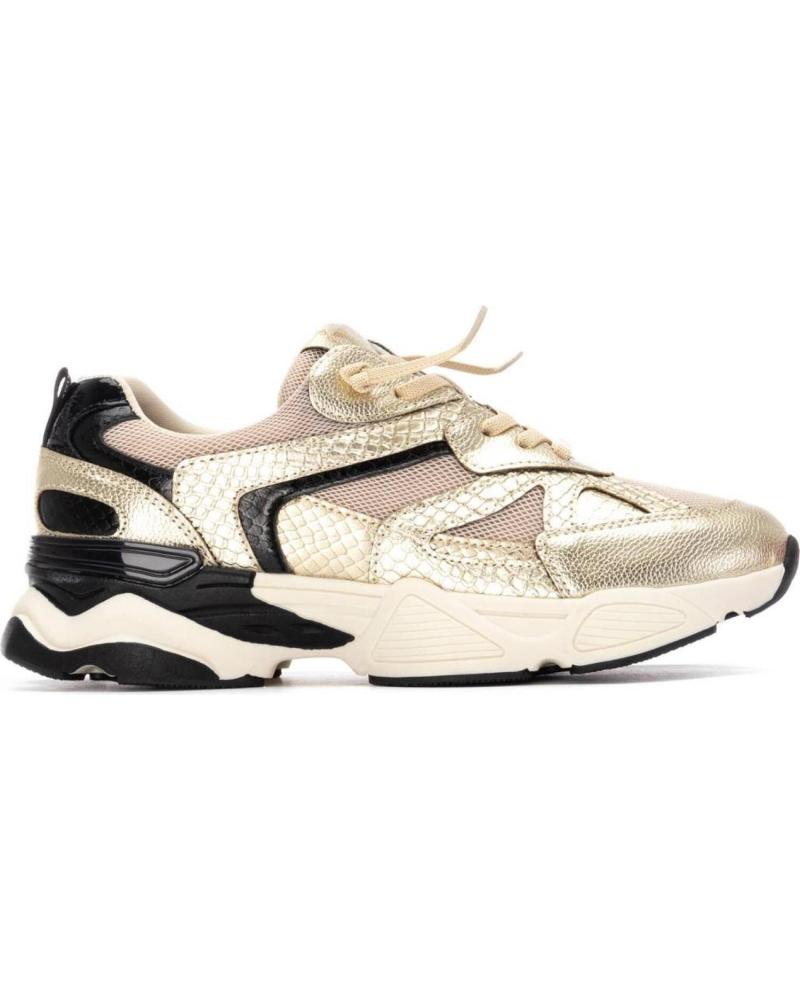 ZAPATILLAS XTI 144653 ORO Y PLATINO CON PLATAFORMA CHUNKY ORO-PLATINO