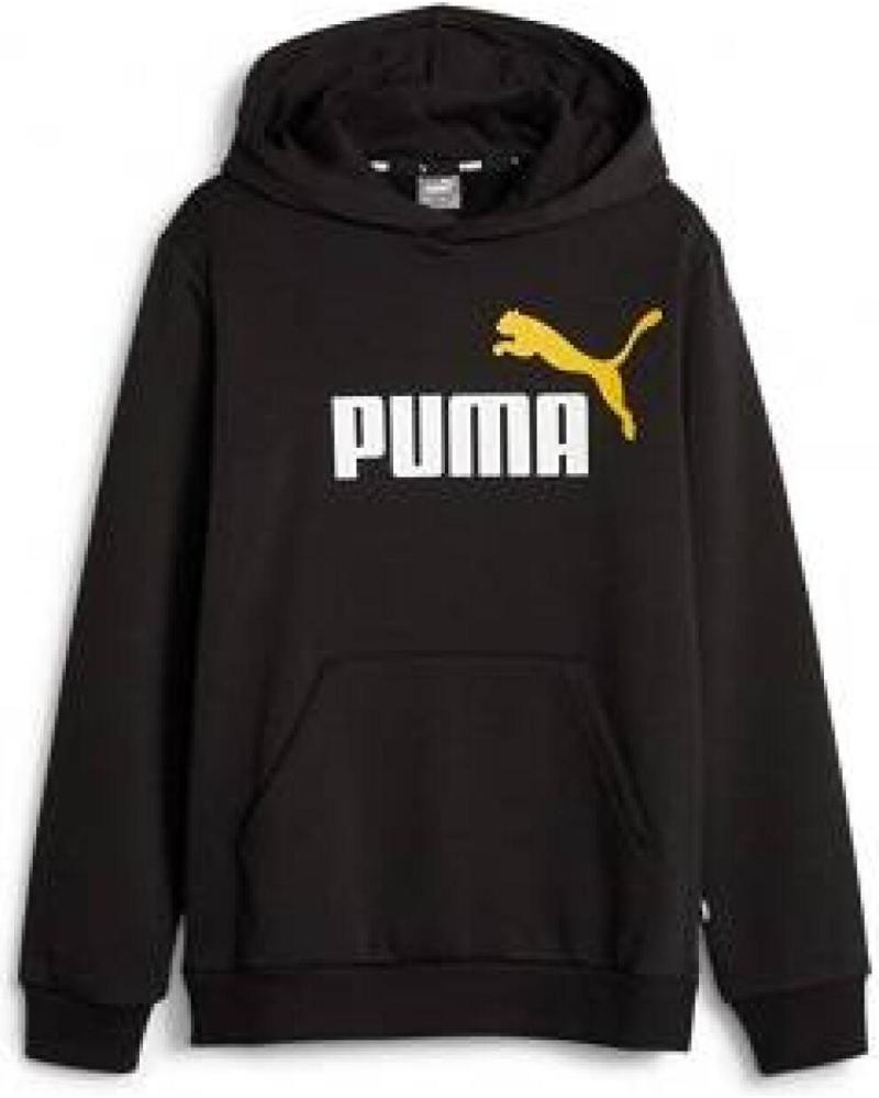 SUDADERA CON CAPUCHA PUMA ESS BIG LOGO UNISEX NEGRA - COLECCIÓN FA2023 NEGRO
