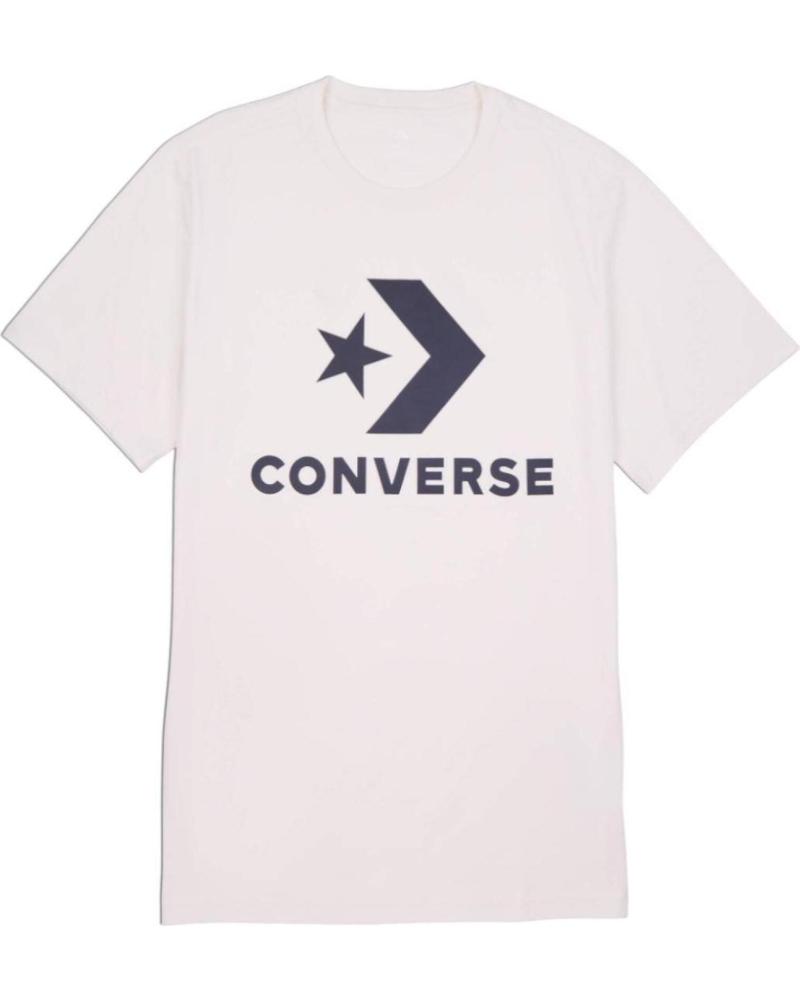 CONVERSE CAMISETA LOGO ESPALDA EGRET EGRET