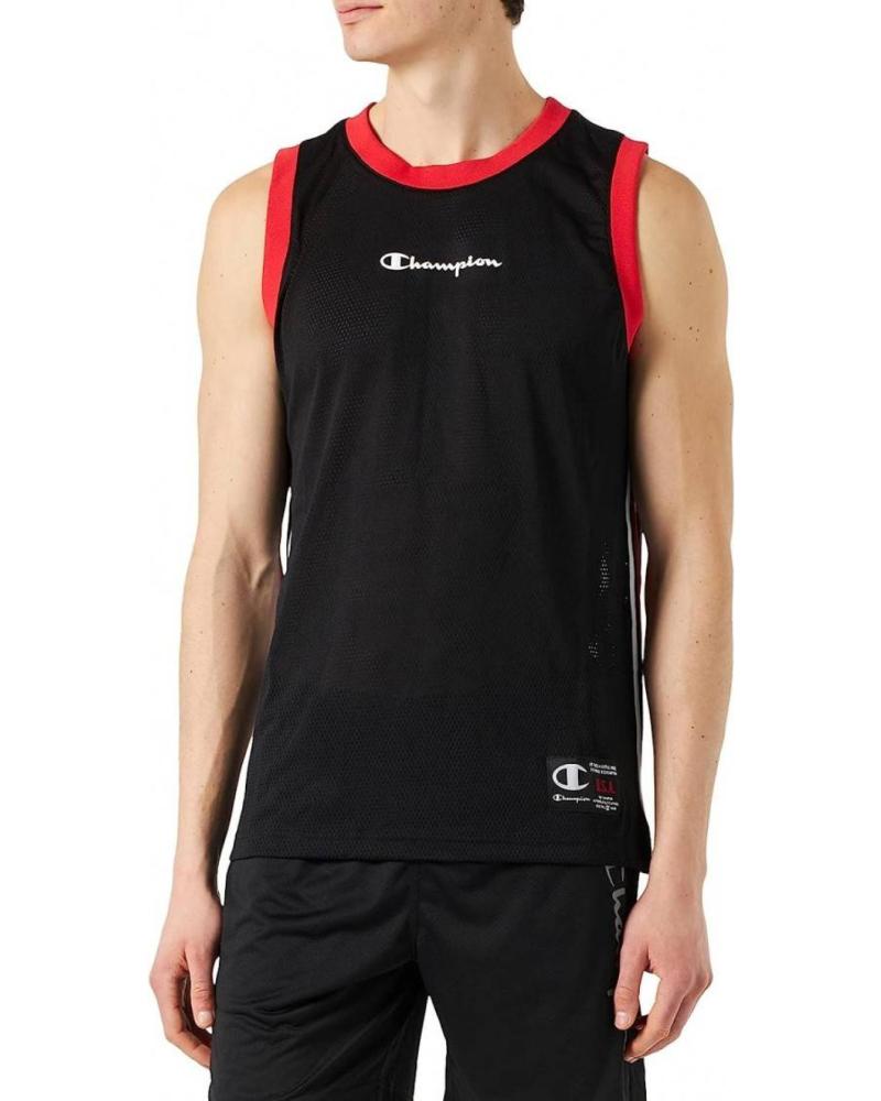 CAMISETA DE TIRANTES CHAMPION STREET BASKET NEGRA - REF. 218769-KK001 NEGRO