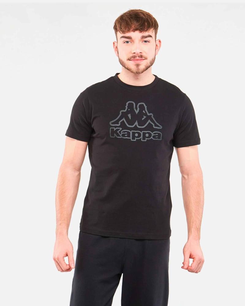 CAMISETA KAPPA CREMY DE MANGA CORTA NEGRA PARA HOMBRE NEGRO