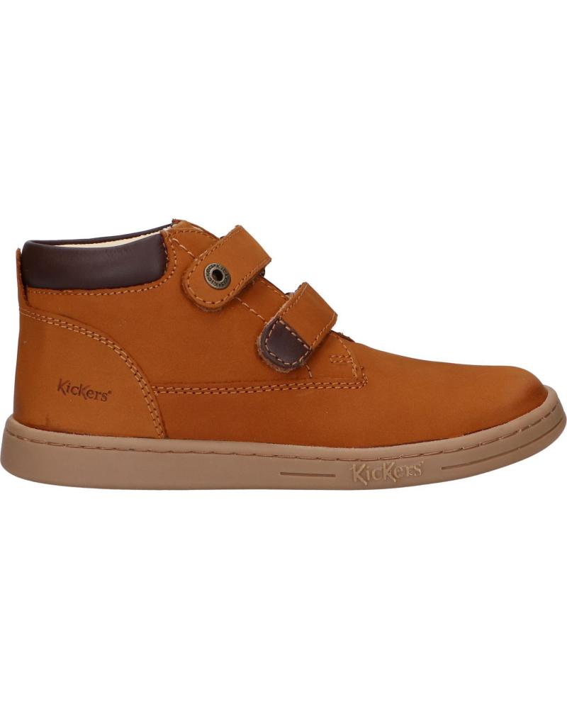 Botines de Niño KICKERS 571987-30 TACKEASY GOLF 116 CAMEL MARRON