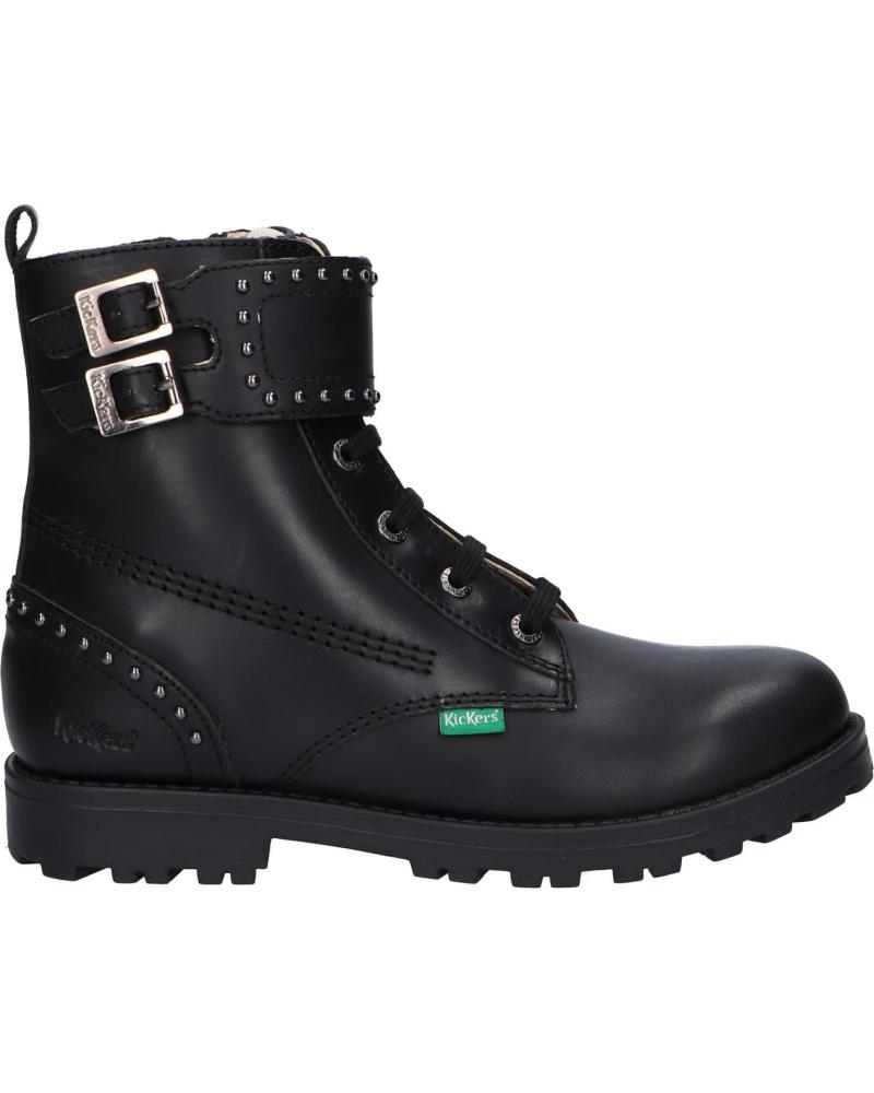 Botas de Niña KICKERS 878953-30 GROOROC 8 NOIR
