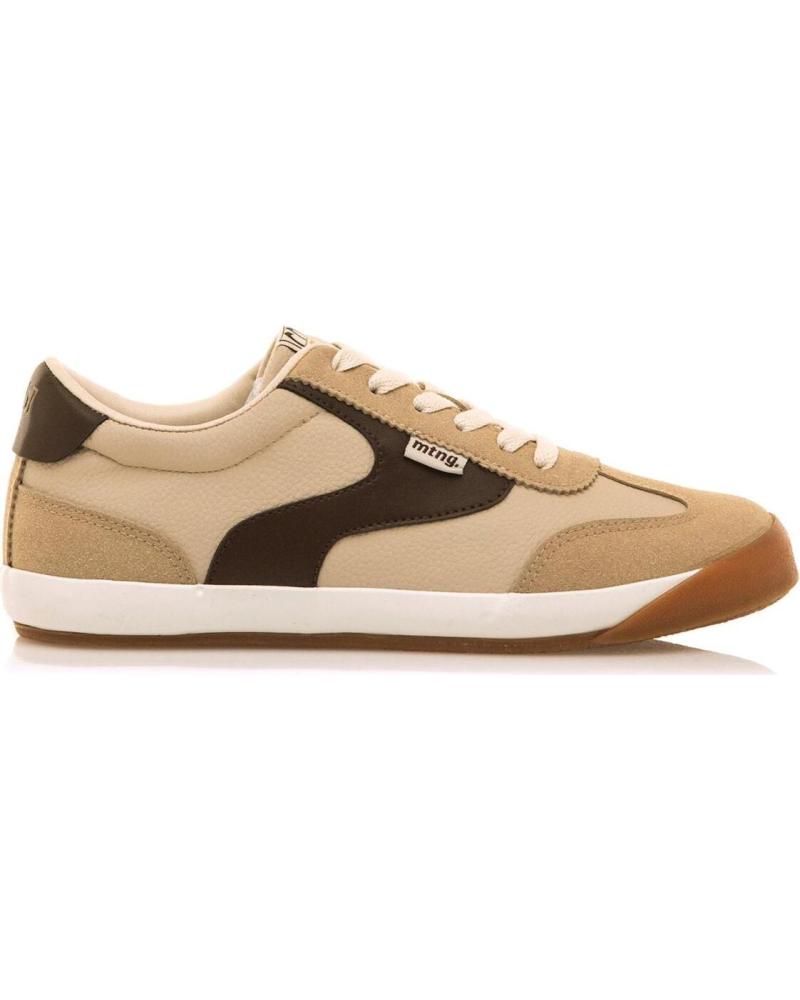 ZAPATILLAS MTNG 60835 ARENA BEIGE CON CONTRASTE MARRÓN BEIGE