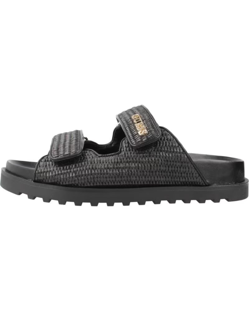 Guess Sandalias Negras Guess Fadelize Fljfde FAP19 con Doble Tira Black