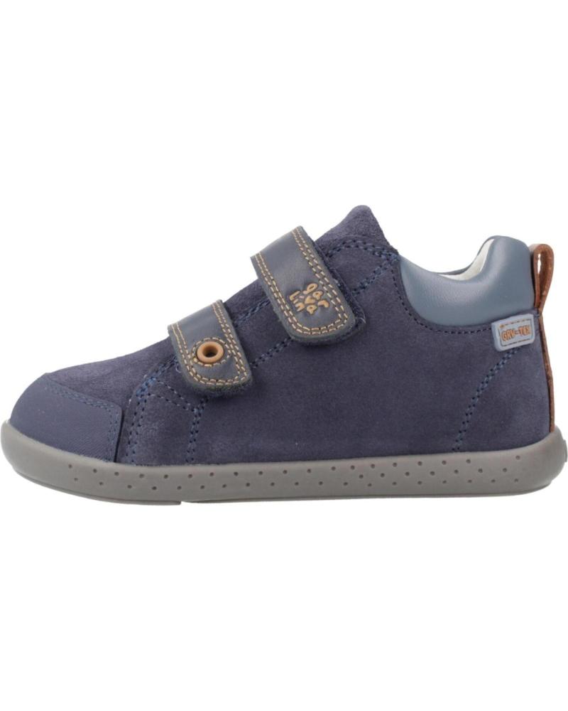 BOTÍN RESPETUOSO GARVALIN URBAN BAREFOOT 251308 AZUL MARINO CON DOBLE VELCRO AZLMRN